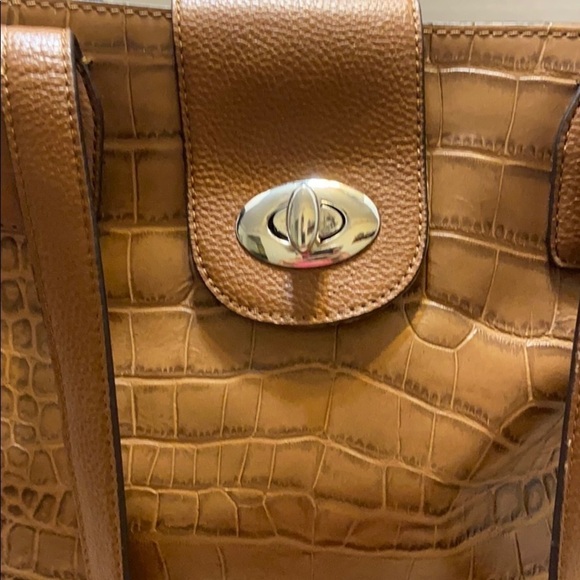 Franco Sarto Large Tan Leather Hobo Bag - Picture 4 of 13